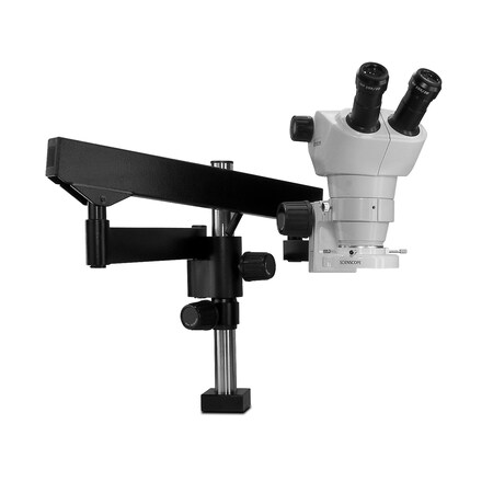 Scienscope NZ Stereo Zoom Microscope With Compact LED On Hd Articulating Arm NZ-PK3FX-E1